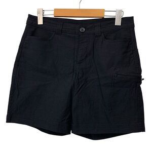 Eddie Bauer Shorts Womens 4 Black Hiking Outdoors Travel Lightweight Quick Dry